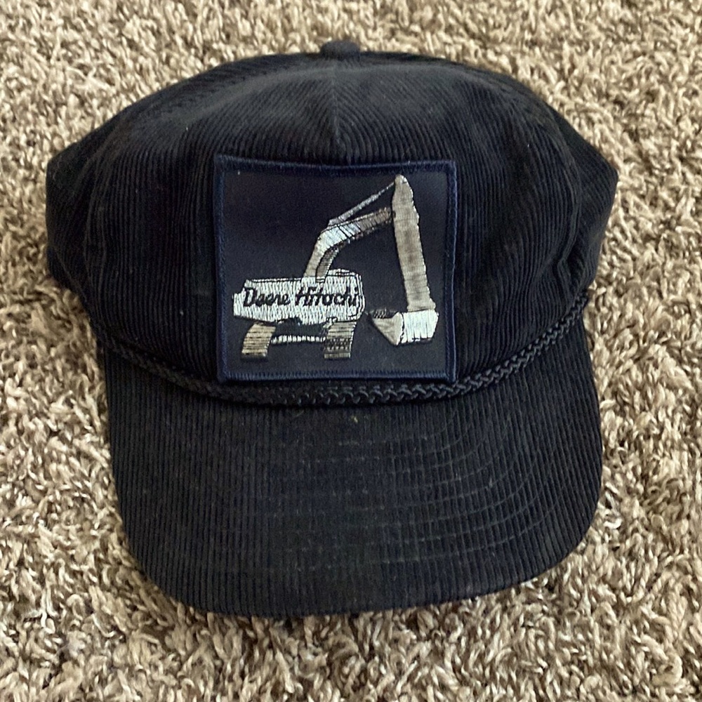 Exclusive John Deere corduroy Deere Hitachi badge hat